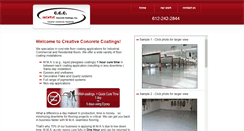 Desktop Screenshot of creativeconcretecoatingsinc.com